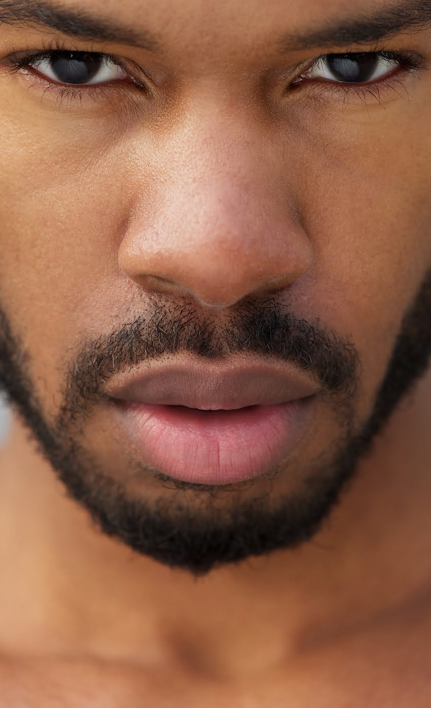 Close Up Portrait Of A African American Male Model Atlanta Ga Dr 7298