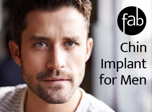 Image of male model depicting possible benefit from chin implant for men in Vinings Georgia.
